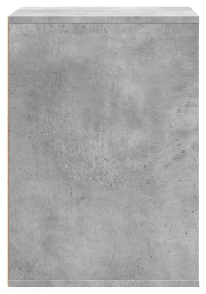 VidaXL Sarokszekrény - 3 Fiókos - Beton Szürke - 60x41x58 cm