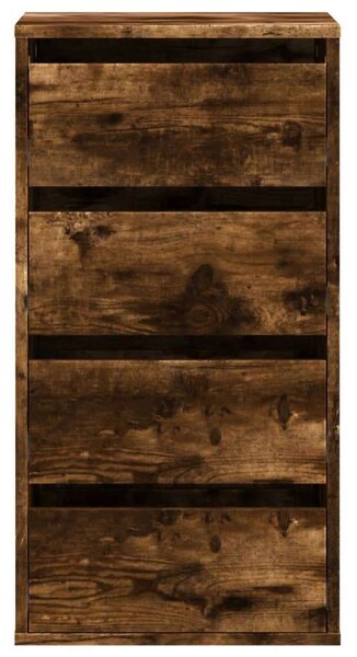 VidaXL Fa Sarokszekrény - 4 Fiók - Antik Fa - 40x41x76 cm
