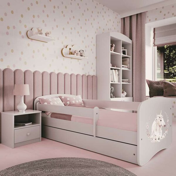 Babydreams Fehér lóágy fiók nélkül, matrac 160/80