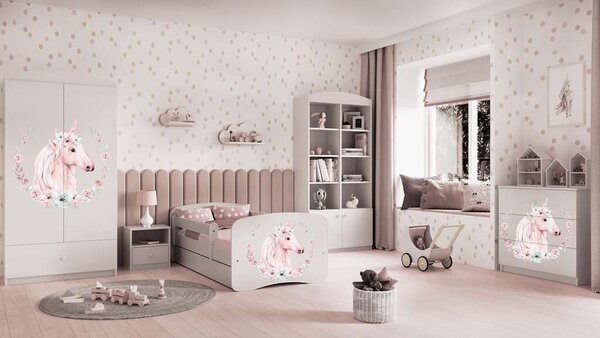 Babydreams Fehér lóágy fiók nélkül, matrac 160/80