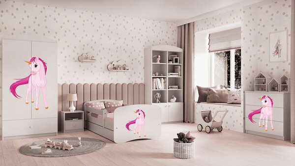 Babydreams fehér unikornis komód
