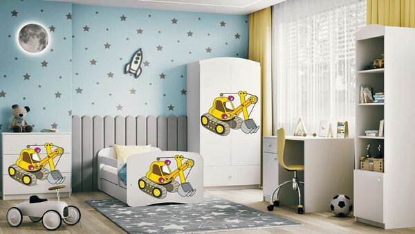 Babydreams Fehér kotróágy fiókkal, matrac nélkül 160/80