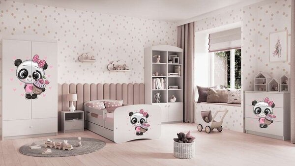 Babydreams fehér panda komód