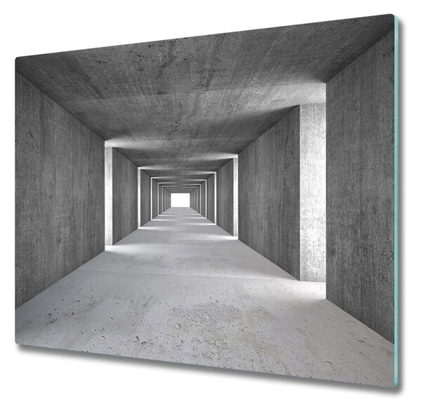 Üveg vágódeszka A beton alagút
