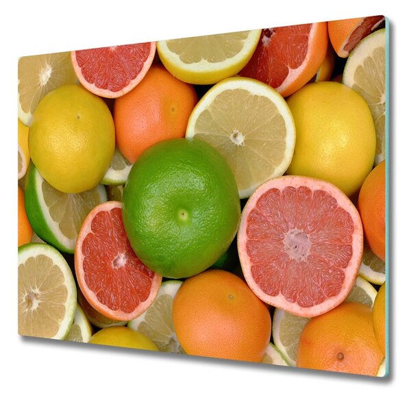 Üveg vágódeszka Citrusfélék