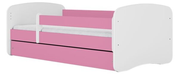 Babydreams rózsaszín mosómedve ágy fiók nélkül, matrac nélkül 140/70