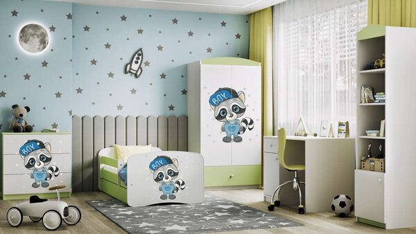 Babydreams zöld mosómedve komód