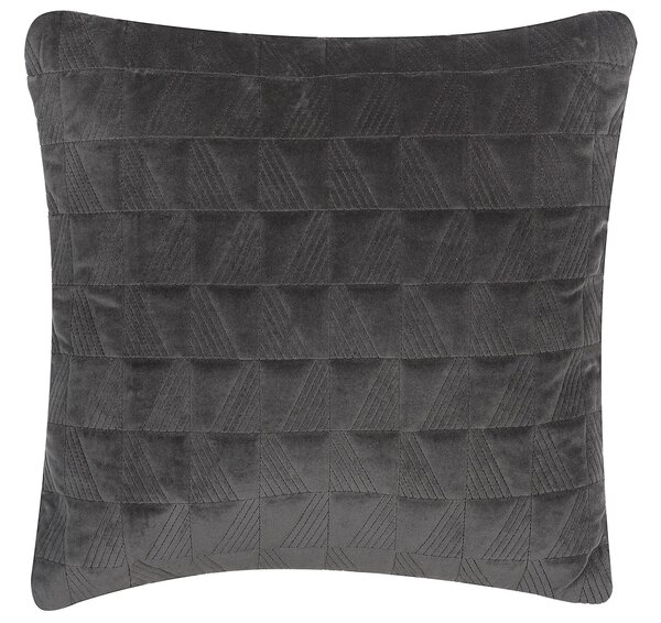 2 db díszpárna LALAM Pamut 45 x 45 cm Szürke Geometrikus mintás