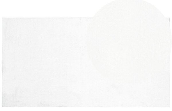 Fehér műnyúlszőrme szőnyeg 80 x 150 cm MIRPUR