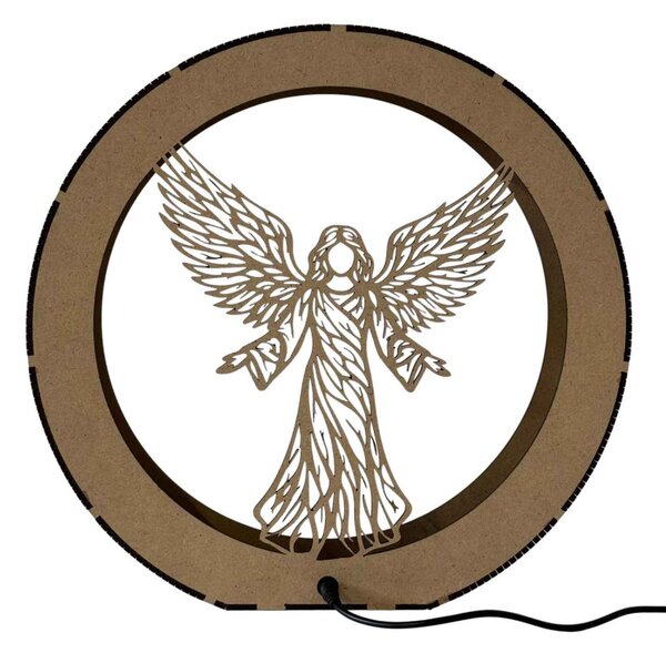 LED lámpa Angel of Light – Modern dekoráció háttérvilágítással | RAFAELL