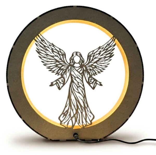 LED lámpa Angel of Light – Modern dekoráció háttérvilágítással | RAFAELL