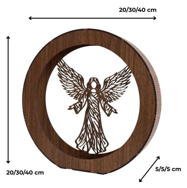 LED lámpa Angel of Light – Modern dekoráció háttérvilágítással | RAFAELL