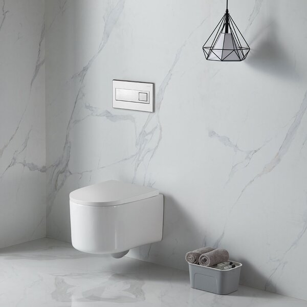 Mereo Mereo, kapucnis függő WC, RIMLESS, 495x360x370, kerámia, incl. ülések CSS115S, MER-VSD84S2