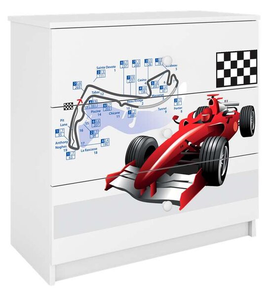 Babydreams komód, fehér formula
