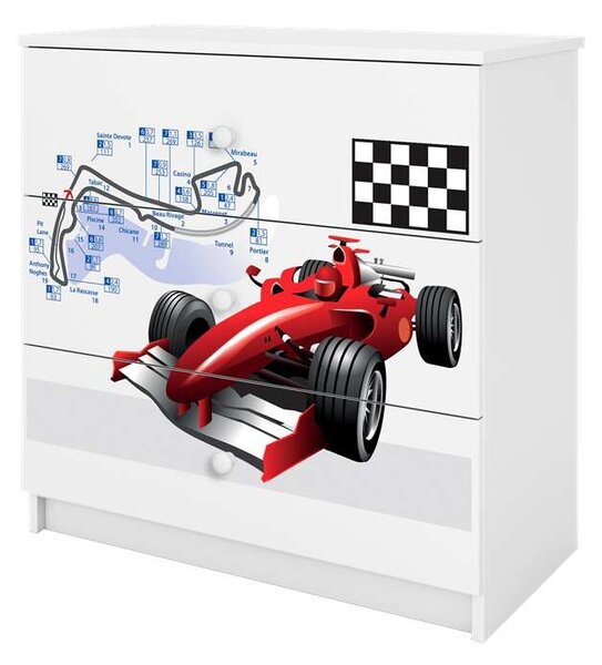 Babydreams komód, fehér formula