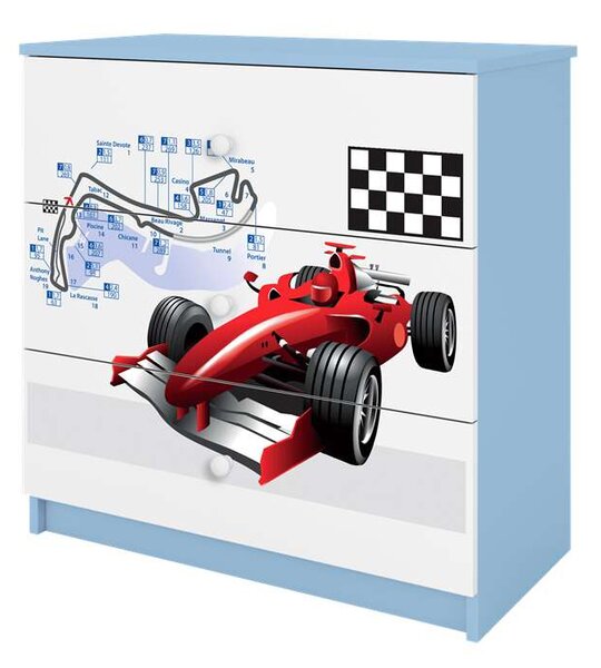 Babydreams komód, kék formula