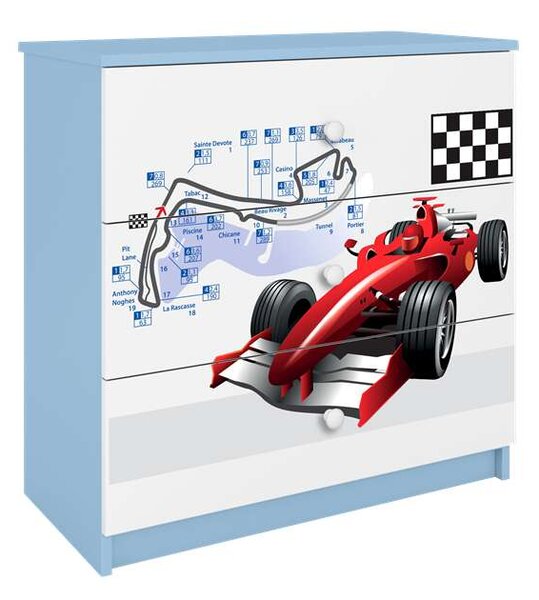 Babydreams komód, kék formula