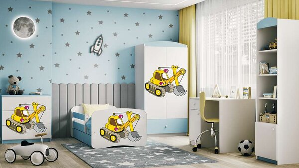 Babydreams kék kotró komód