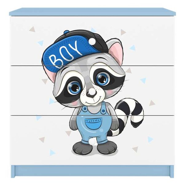 Babydreams kék mosómedve komód