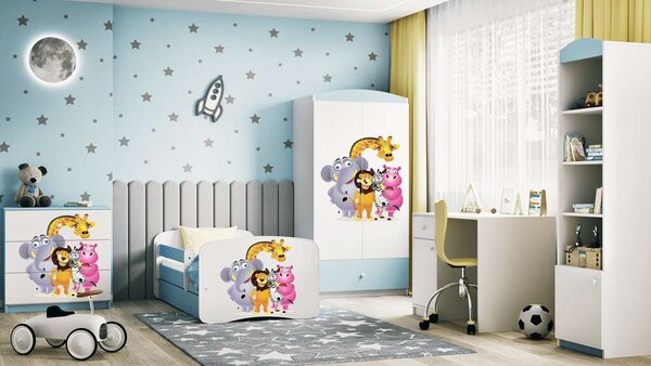 Babydreams kék állatkerti komód