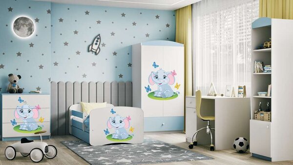 Babydreams kék elefánt komód