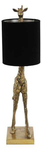 Fekete-bronzszínű asztali lámpa (magasság 61 cm) Giraffe – Light & Living