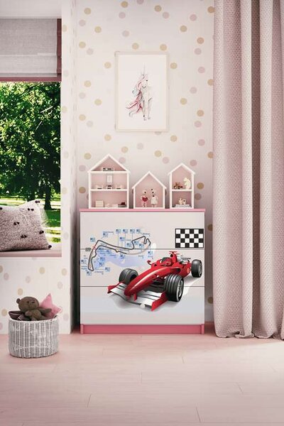 Babydreams komód, rózsaszín formula