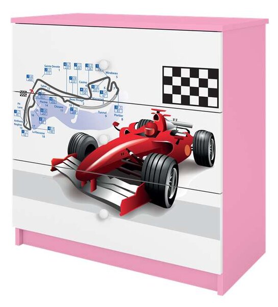 Babydreams komód, rózsaszín formula