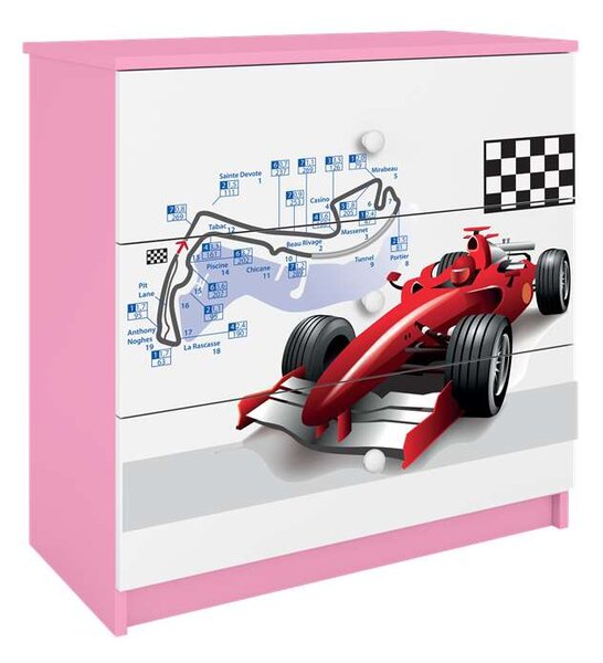 Babydreams komód, rózsaszín formula
