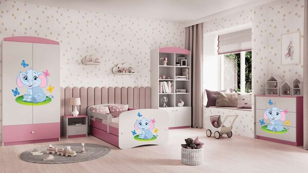 Babydreams rózsaszín elefánt komód