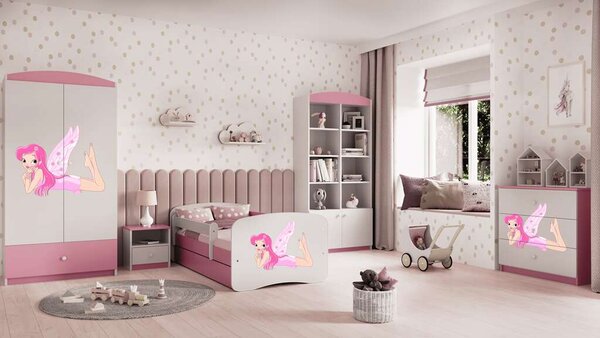 Babydreams rózsaszín tündéri komód szárnyakkal