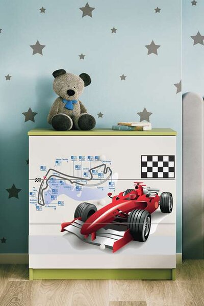Babydreams komód, zöld formula