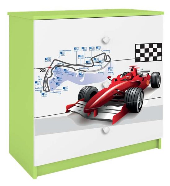 Babydreams komód, zöld formula