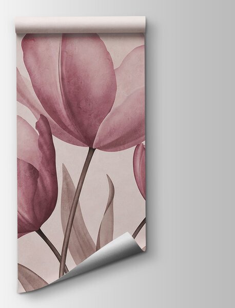 Fotótapéta Elegáns tulipánok lágy pasztell árnyalatokban, Virágos fotótapéta, Népszerű fotótapéta, t00762v2 - Tapeko.hu