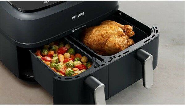 Philips Dual Basket Forrólevegős Fritőz - 9 liter