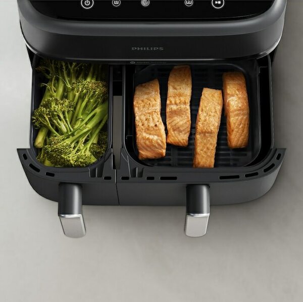 Philips Dual Basket Forrólevegős Fritőz - 9 liter