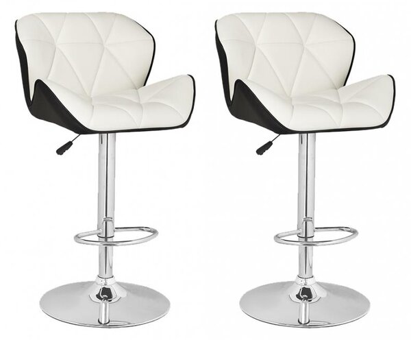 2x Bárszék Hawaj CL-3227 fehér-fekete