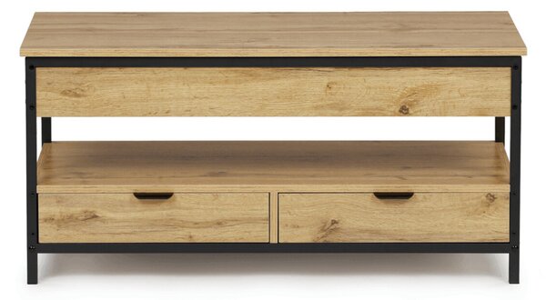 Konferenční stolek 100x50x48cm, mdf, dub, CT-I1201 OAK