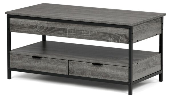 Konferenční stolek 100x50x48cm, mdf, šedý dub, CT-I1201 GREY