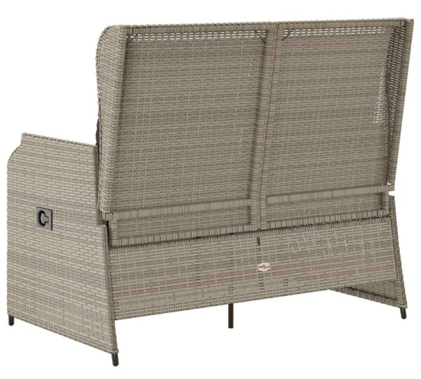 VidaXL Kert Pad - Dönthető - Polyrattan - 110cm