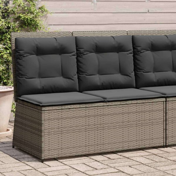 VidaXL Polyrattan Kerti Pad - Dönthető - 108cm
