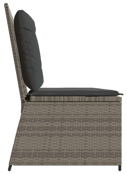 VidaXL Polyrattan Kerti Pad - Dönthető - 108cm