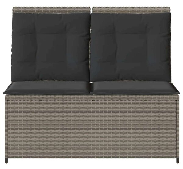 VidaXL Polyrattan Kerti Pad - Dönthető - 108cm