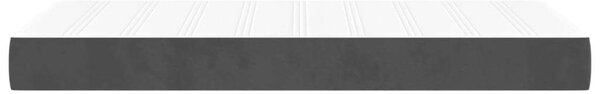 VidaXL fekete bársony zsebrugós ágymatrac 80x220x20 cm