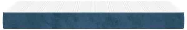 VidaXL sötétkék bársony zsebrugós ágymatrac 80x220x20 cm