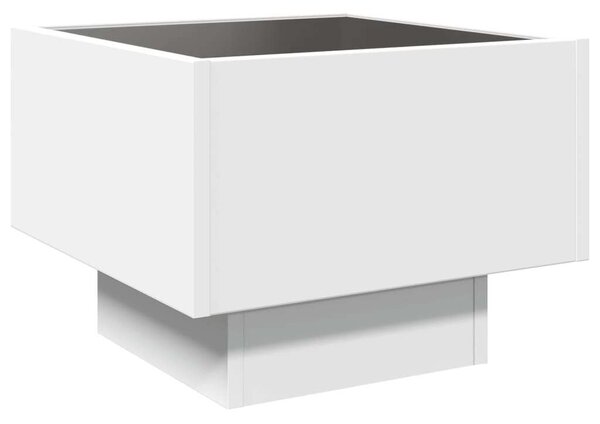 VidaXL LED-es Tükör Asztalka - Fehér - 40x40x30 cm