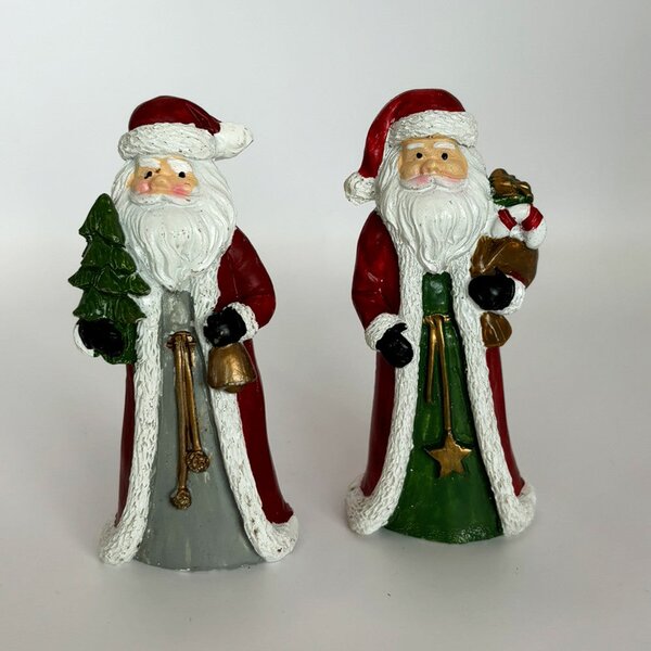 Mikulás poly figura 2 féle 10 cm