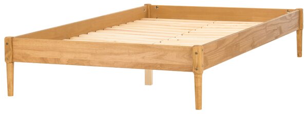 Fejtámla nélküli ágy Fenyő VEYRAC 140 x 200 cm Világosbarna