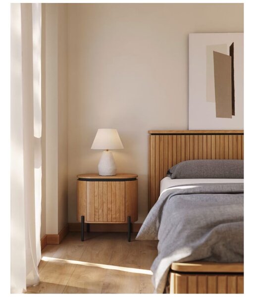 Mangófa éjjeliszekrény Licia - Kave Home