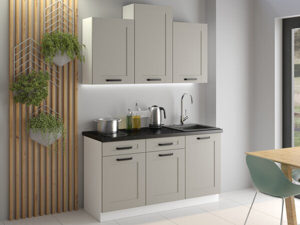Felső konyhaszekrény Lucid 60 G 90 1F (claygrey + fehér)